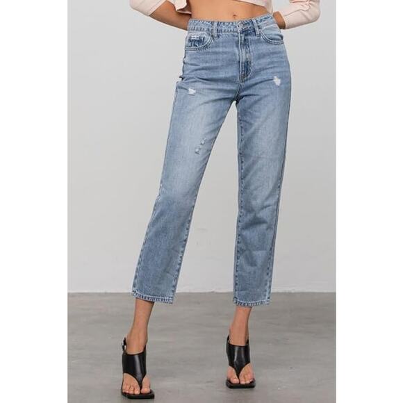 Insane Gene High Rise Ankle Length Straight Jeans - P1107 - Size 11/29 - Picture 2 of 7